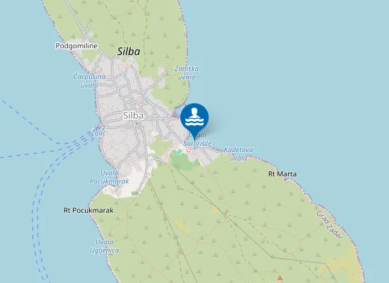 Map of UVALA SUTORISCE