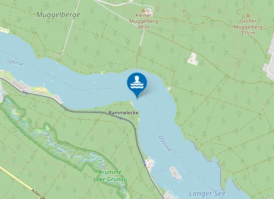 Map of DAHME BAMMELECKE