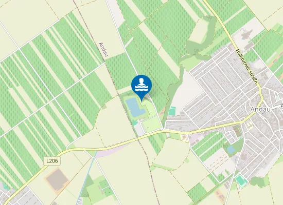 Map of Badesee Andau