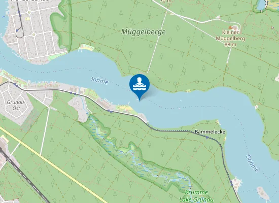 Map of FREIBAD GRUENAU