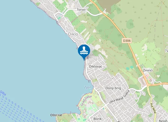 Map of DIKLOVAC JUG
