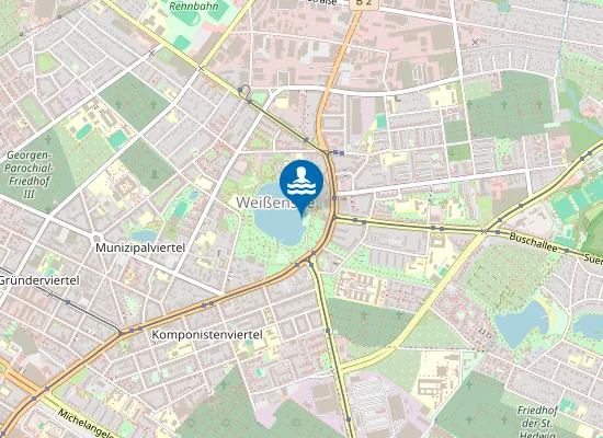 Map of FREIBAD WEISSENSEE