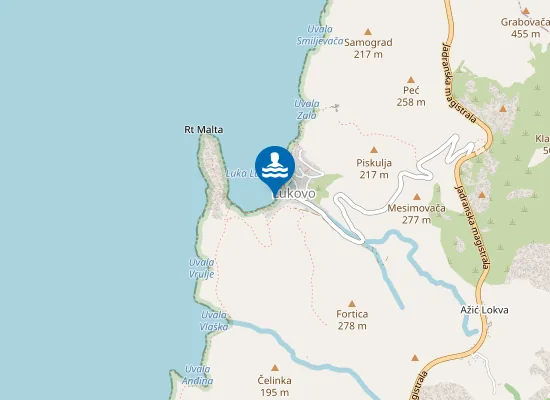 Map of LUKOVO OTOCKO