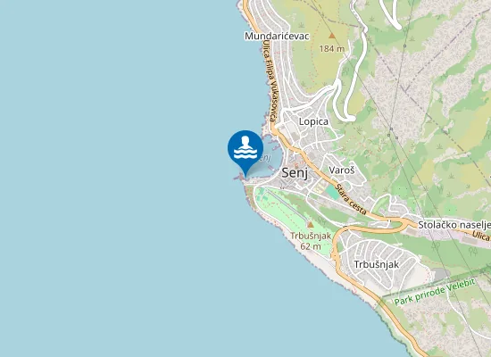 Map of DJIGA GRAD SENJ