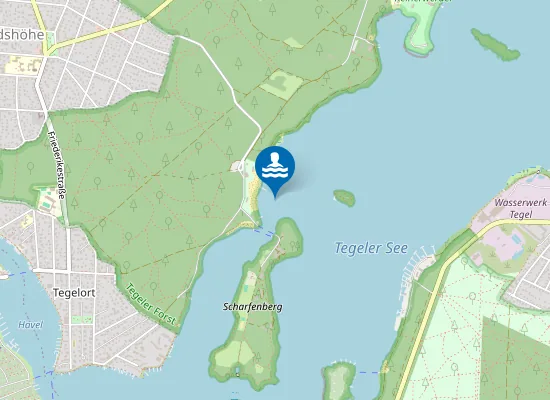 Map of FREIBAD TEGELSEE