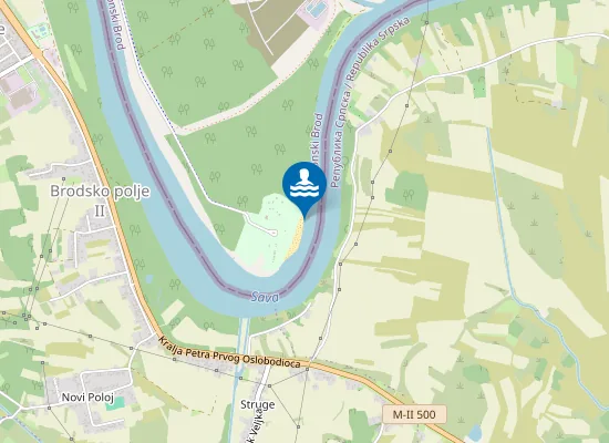 Map of SAVA KUPALISTE POLOJ 3