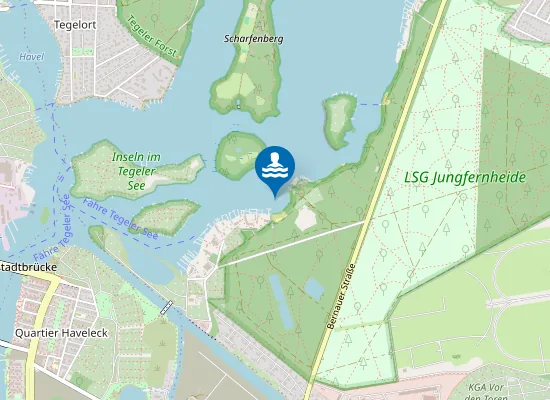 Map of TEGELER SEE SAATWINKEL