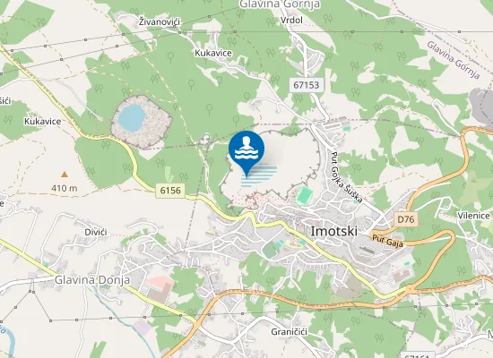 Map of MODRO JEZERO PLAZA A