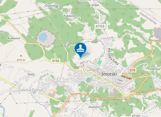 Map of MODRO JEZERO PLAZA B