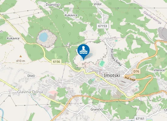 Map of MODRO JEZERO SKAKALA