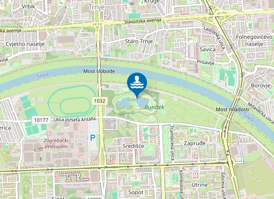 Map of BUNDEK VELIKO JEZERO ISTOK