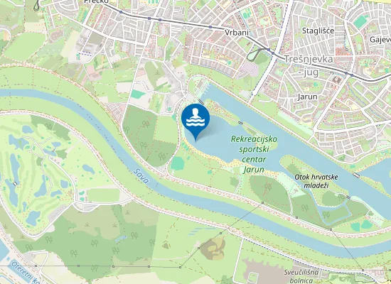 Map of JARUN VELIKO JEZERO 2