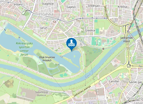 Map of JARUN MALO JEZERO 2