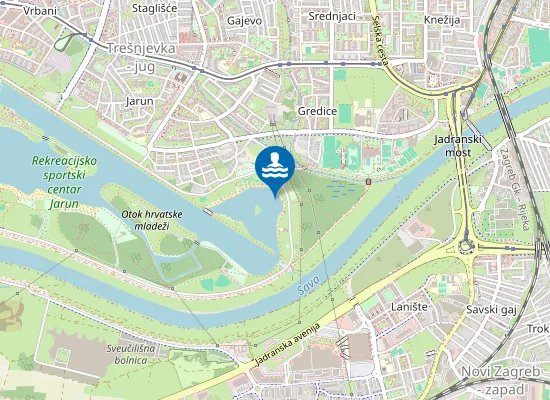 Map of JARUN MALO JEZERO 4