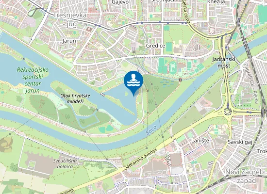 Map of JARUN MALO JEZERO 5