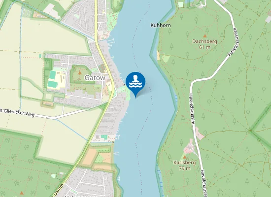 Map of UNTERHAVEL KLEINE BADEWIESE