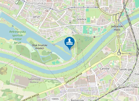 Map of JARUN MALO JEZERO 6