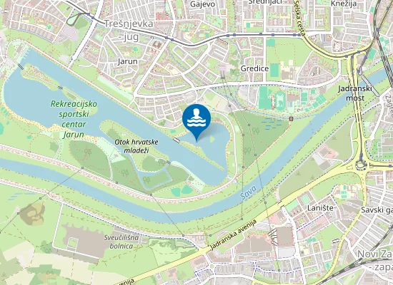 Map of JARUN OTOK VESLACA