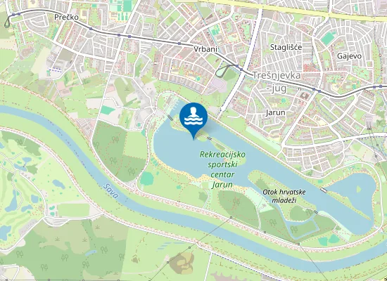 Map of JARUN OTOK UNIVERZIJADE 1