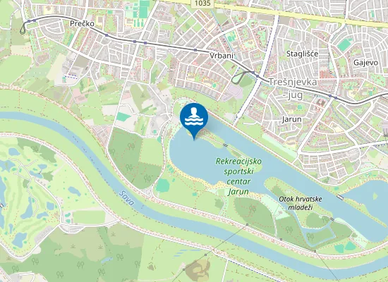 Map of JARUN OTOK UNIVERZIJADE 2