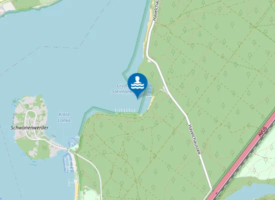 Map of UNTERHAVEL GROSSE STEINLANKE