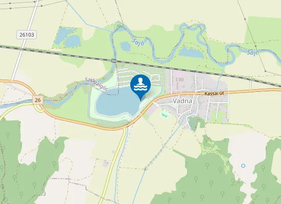 Map of VADNAI-TO VADNA-PARK 1. STRAND