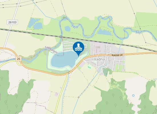 Map of VADNAI-TO VADNA-PARK 2. STRAND