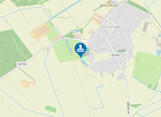 Map of TISZASZIGETI BANYATO TURISZTIKAI KOZPONT