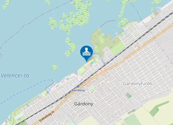 Map of Velencei-To Gardonyi Panorama Partszakasz