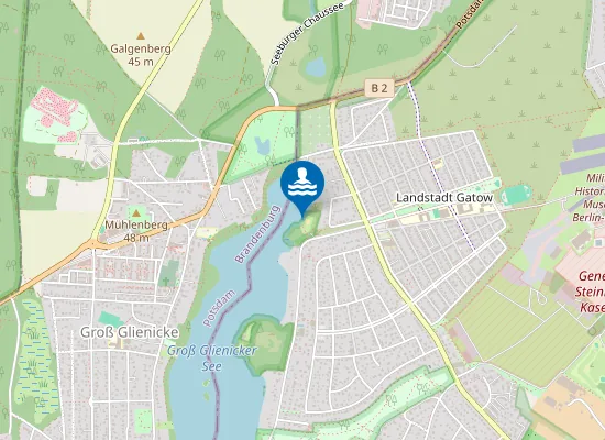 Map of GROSS GLIENICKER SEE NOERDLICH