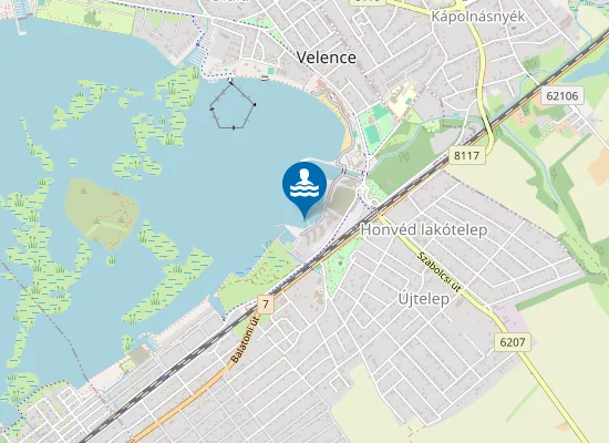 Map of Velencei-To Velence Resort & Spa Strand