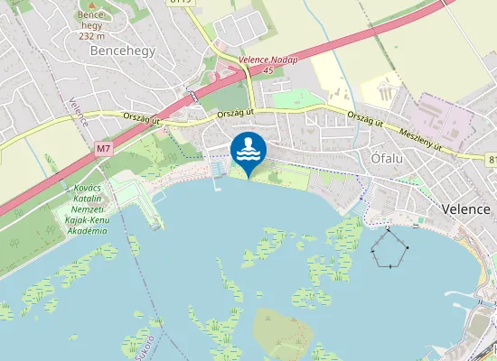 Map of Velencei-To Velence Drotszamar Park