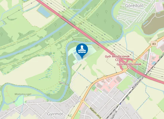 Map of GYOR-GYIRMOT ACHILLES-TO