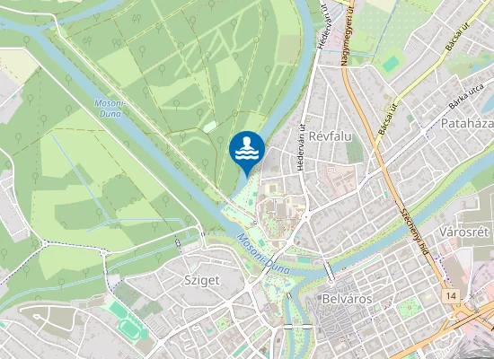 Map of GYOR PUSPOKERDEI HOLT-DUNA ARANYPART II.