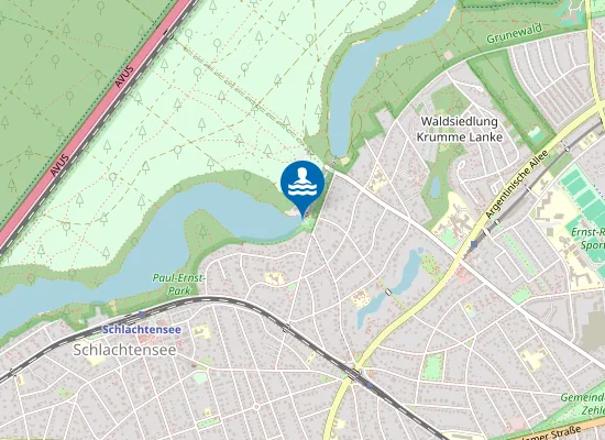 Map of SCHLACHTENSEE
