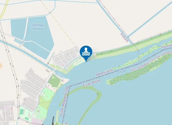 Map of TISZA-TO KISKOREI STRAND