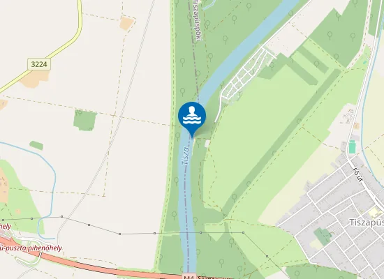 Map of TISZAPUSPOKI TISZA-PARTI STRAND