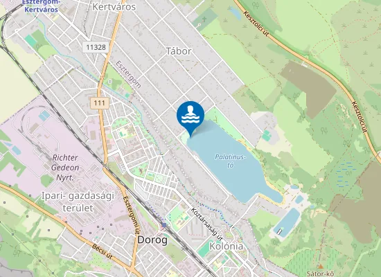 Map of PALATINUS-TO ESZTERGOMI OLDAL