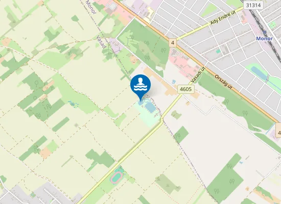 Map of Nadas-To Vasad Nadas Fogado