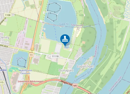 Map of BUDAKALASZ LUPA-TO DURER OBOL