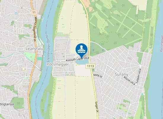 Map of PAZSIT BANYATO POCSMEGYER-SURANY PAZSIT TOFURDO