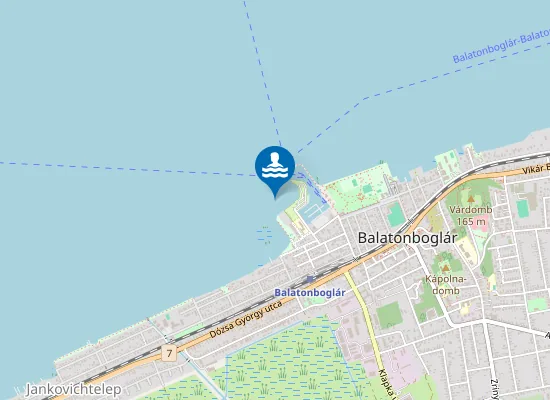 Map of Balaton Balatonboglar Sello Kemping