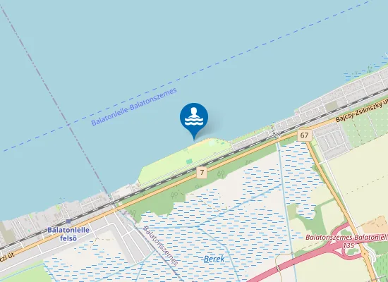 Map of Balaton Balatonszemes Vadvirag Kemping