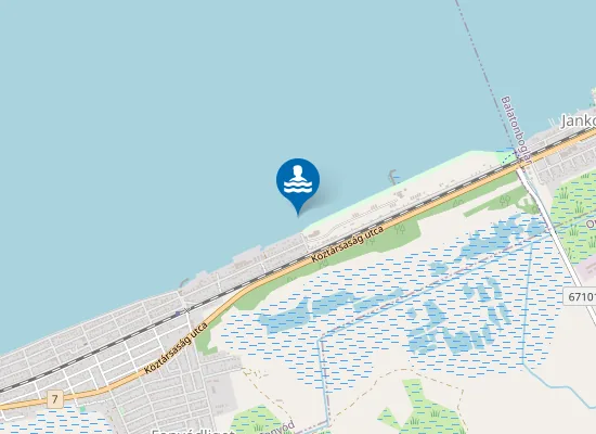 Map of BALATON FONYODLIGET ERZSEBET TABOR