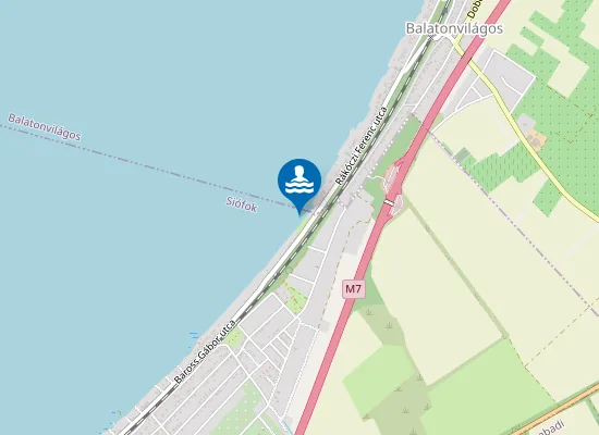 Map of BALATON SIOFOK GAMASZAI STRANDFURDO