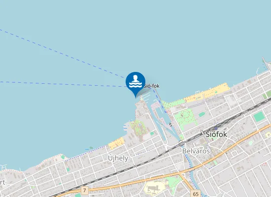 Map of BALATON SIOFOK HOTEL MOLO