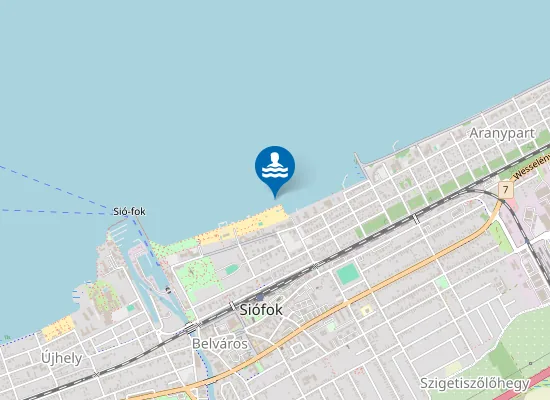 Map of BALATON SIOFOK NAGY STRAND