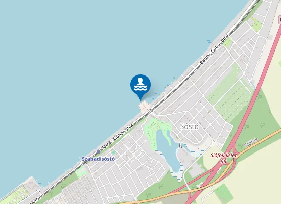 Map of BALATON SIOFOK SOSTOI STRAND