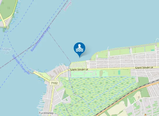 Map of BALATON ZAMARDI MIRABELLA KEMPING