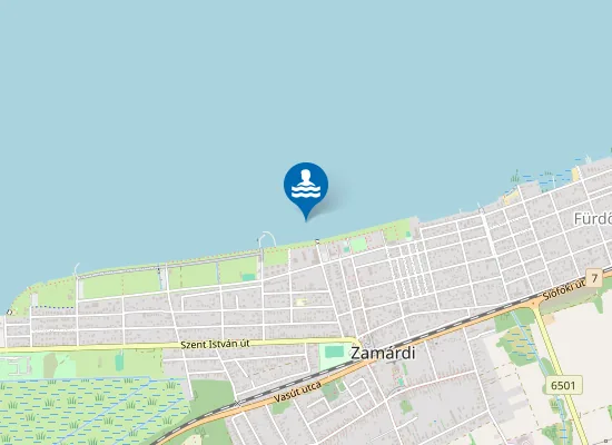 Map of BALATON ZAMARDI NAGY STRAND